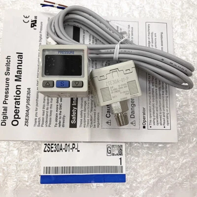 ZSE30A-01-P-L Pneumatic High-Precision Digital Pressure Switch Air Processor - Image 1 of 4