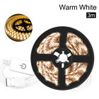 Flexible LED Light Strip For Bedroom Dimmable USB Touch Switch Waterproof Lamp