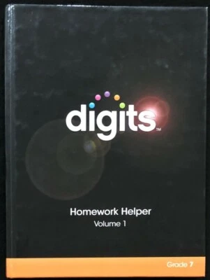 7th Grade - PEARSON DIGITS MATH - Homework Helper Volume 1 (2014, Hardback) - Image 1 of 4