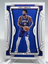 JOEL EMBIID 2022-23 PANINI NATIONAL TREASURES BASKETBALL #13 76ERS 75/75