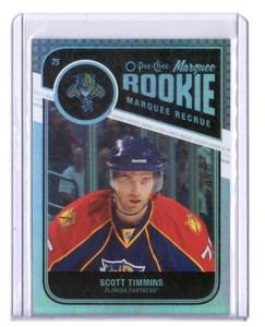 Scott Timmins 2011-12 O-Pee-Chee Marquee Rookie Rainbow Parallel Card #584