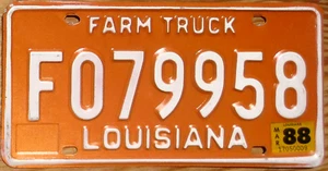 1988 Louisiana License Plate Number Tag - $2.99 Start - Picture 1 of 1