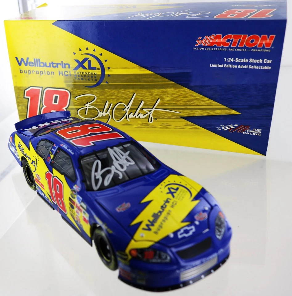Bobby Labonte#18 Sponsored by WB #18 2004 Monte Carlo Autographed - Image 1 of 1