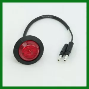 Combinación de espacio libre de marcadores Maxxima 6 luces LED 1-1/4" montaje de ojal rojo redondo - Imagen 1 de 2
