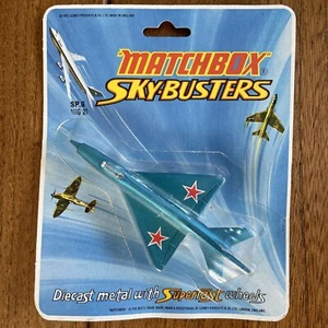 Vintage 1972 Matchbox Skybusters SP 6 MIG 21 Original Bubble Pack Unopened - Picture 1 of 2