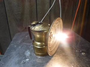 Working auto lite Miner's Carbide Lamp apocalyptic flash light caving camping 6 - Picture 1 of 6