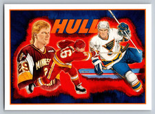 1991-92 Upper Deck Hockey Heroes #9 - Brett Hull St. Louis Blues