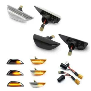 For Opel Mokka 2Pcs Led Side Marker Flowing Turn Signal Sequential Blinker Lamp - Picture 1 of 10