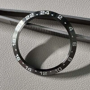 Bezel SLIM 24HR SKX007 / Gunmetal Color Brushed SKX007 SKX009 SKX SEIKO - Picture 1 of 2