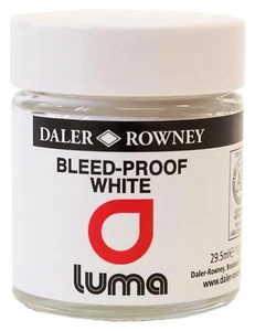 Daler Rowney LUMA Bleed-Proof White Ink Gouache Watercolour 29.5ml - Picture 1 of 1