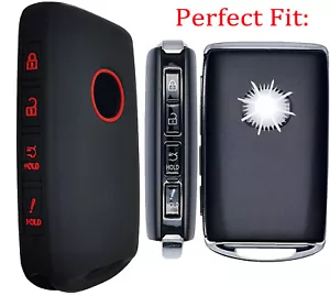 Fit Mazda 3 Alexa CX-30 CX-5 CX-9 Remote Smart Key Fob Silicone Skin Case Cover - Picture 1 of 10