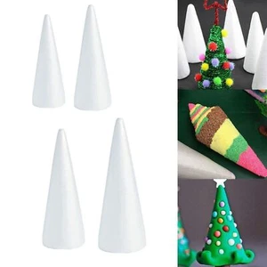 12 Styroporkegel Weihnachtsdeko Weihnachtsbaum Styropor Baum polystyrol Styropor - Bild 1 von 6