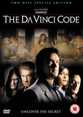 The Da Vinci Code DVD (2006) Tom Hanks, Howard (DIR) cert 12 2 discs Great Value - Image 1 of 2