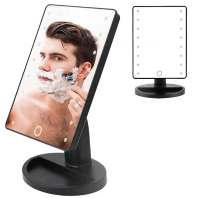 DRIWEI SPECCHIO TRUCCO 16 LED ILLUMINATO MIRROR MAKE UP COSMETICI DA TAVOLO ROTAZIONE