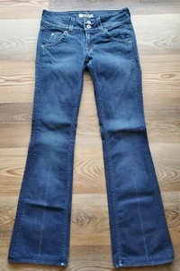 Hudson Womens Sz 28 2S Dark Wash Low Rise Flap Pocket Bootcut Denim Jeans Flare - Picture 1 of 11