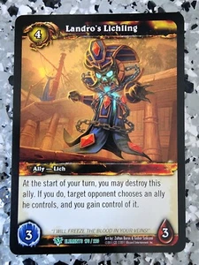 World of Warcraft TCG- Landro’s Lichling- Near Mint- War of the Elements 176/220 - Picture 1 of 1