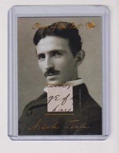 2023 PIECES OF THE PAST HAND WRITTEN RELIC NIKOLA TESLA - Bild 1 von 1