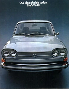 VOLKSWAGON VW 411 SEDAN / STATION WAGON1970 COLOR BROCHURE SPECIFICATION OPTIONS - Picture 1 of 2