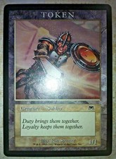 Soldier Token - Player Rewards - (for Onslaught's Mobilization) - MTG - Promo