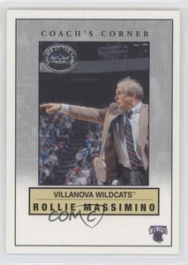 2001 Fleer Greats of the Game Coach's Corner Rollie Massimino #6CC