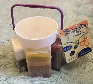 Jewelry Making Glass Seed Beads 25 Colors Portable Caddy Crafts Arts BEADS ONLY - Picture 1 of 9