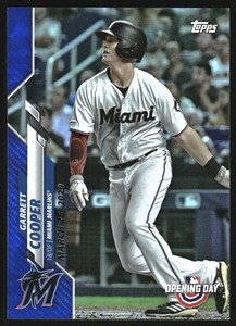 2020 Topps Opening Day Blue Foil #3 Garrett Cooper