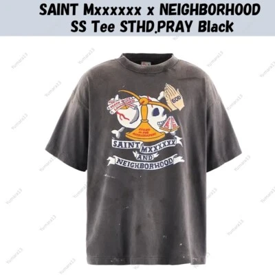 Camiseta SAINT Mxxxxxx x NEIGHBORHOOD SS STHD.PRAY Negra Foto 1 de 2