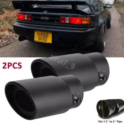 2PCS For Toyota Solara SLE SE Exhaust Pipe Tip Rear Tail Throat Muffler Tailpipe - Imagem 1 de 4