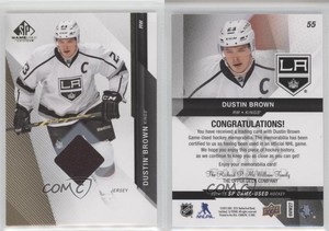 2014-15 SP Game Used Gold Jerseys Dustin Brown #55