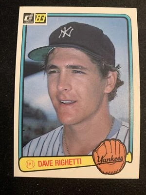 Бейсбольная карточка 1983 Donruss No199 Дэйв Ригетти New York Yankees почти как новая бесплатная доставка! - Изображение 1 из 2