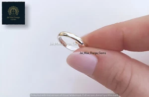 Pinky Ring Midi Ring Skinny minimalist Ring mm GS Silver Micro band jewelry - Picture 1 of 4