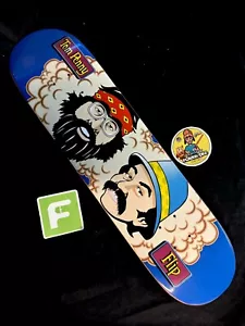 SUPER RARE Tom Penny Screened Cheech & Chong FLIP Skateboard Deck Best Friends - Picture 1 of 6