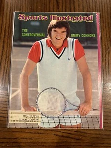 Sports Illustrated March 4 1974 The Controversial Jimmy Connors Bagged/Boarded!! - Picture 1 of 10