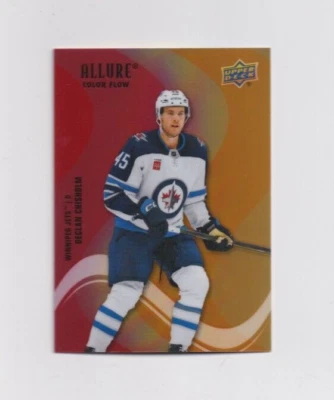 2022-23 Allure COLOR FLOW RED-ORANGE # SF-98 Declan Chisholm Winnipeg Jets - Image 1 of 2