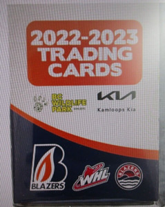 2022-23 KAMLOOPS BLAZERS WHL SEALED TEAM SET 2023 MEMORIAL CUP COUPE MEMORIAL