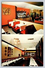 Postcard NY New York City China Fair Restaurant Cocktail Lounge c1950s AT10