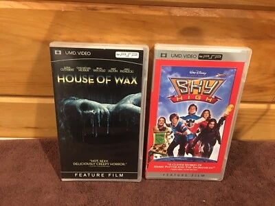 House Of Wax , Sky High, UMD Movie PSP  TESTED AUTHENTIC FULL LENGTH MOVIE Lot - Image 1 of 4