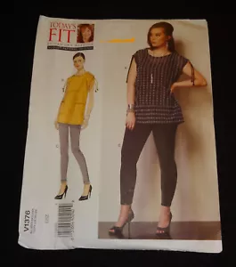 Vogue V1376 Pattern Todays Fit Sandra Betzina Misses Tunic Leggings Sizes A - J - Picture 1 of 6