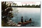 Duck Hunters on Clear Lake Washington WA 1909 DB Postcard R17