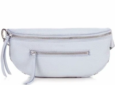 NWT Hammitt Charles Crossbody Belt Bag Fanny Pack BlueBird leather greyish blue - Image 1 of 4