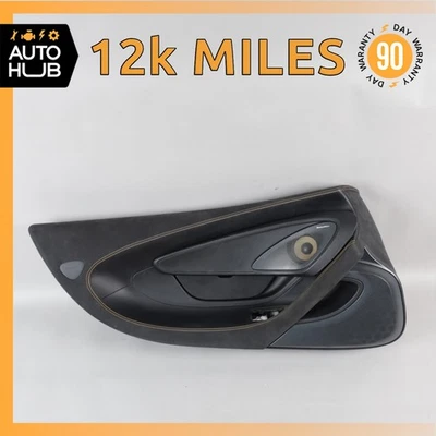 Panel de puerta interior del lado del conductor izquierdo 16-21 McLaren 570S 600LT gamuza negro OEM Foto 1 de 4
