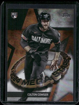 2024 Topps Series 1 Colton Cowser RC Mega Stars Insert #TMS-20 Orioles - Image 1 of 2
