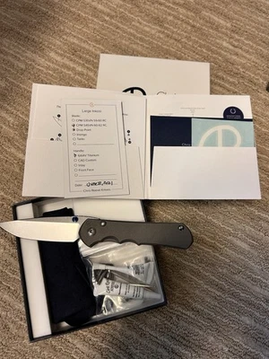 Chris Reeve Knives Large Inkosi Drop Point Blade CPM-S45VN - Image 1 of 4