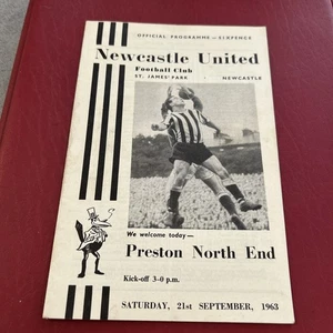 1963/64 Newcastle United v Preston- Division Two - Picture 1 of 2