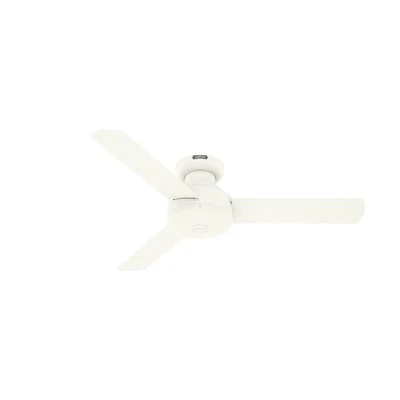 Matte White Electric Fan Whisper Quiet 3 Speed Small Room Ceiling Fan - Image 1 of 4