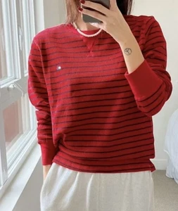 Tommy Hilfiger Herren Langarm Thermo Streifen Rot 09T4224 624 - Bild 1 von 3