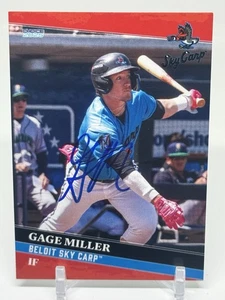 Gage Miller Signed 2025 Beloit Sky Carp Team Set Miami Marlins # 23 - Picture 1 of 3