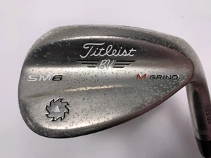 Titleist Vokey SM6 Tour Chrome Lob Wedge LW 58* 8 M-Grind TT DG S300 Stiff RH - Picture 1 of 7