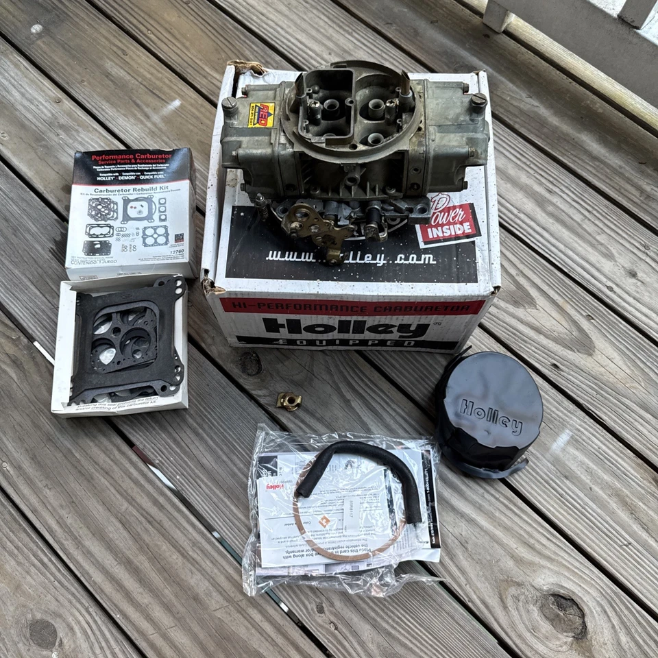 HOLLEY 0-4779-9 750CFM, 4150, Mech Sec, Dual Feed, Electric Choke, 4150 Flange^ - Image 1 of 4