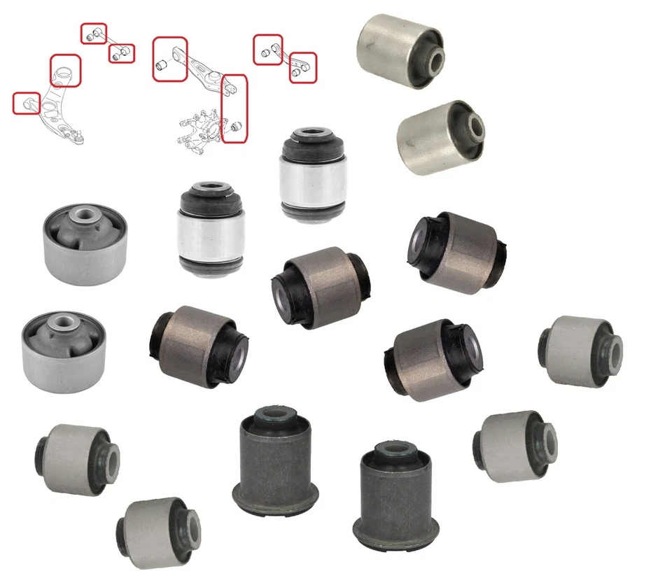 Front Wishbone Rear Control Trailing Arm Bushings Fits Kia Sorento 2012-2015 - Image 1 of 1